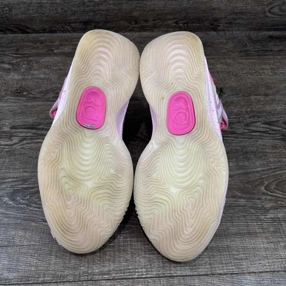 Nike KD Aunt Pearl 18' Shoes Men's 9.5 Pink Floral Basketball HV1997-600
